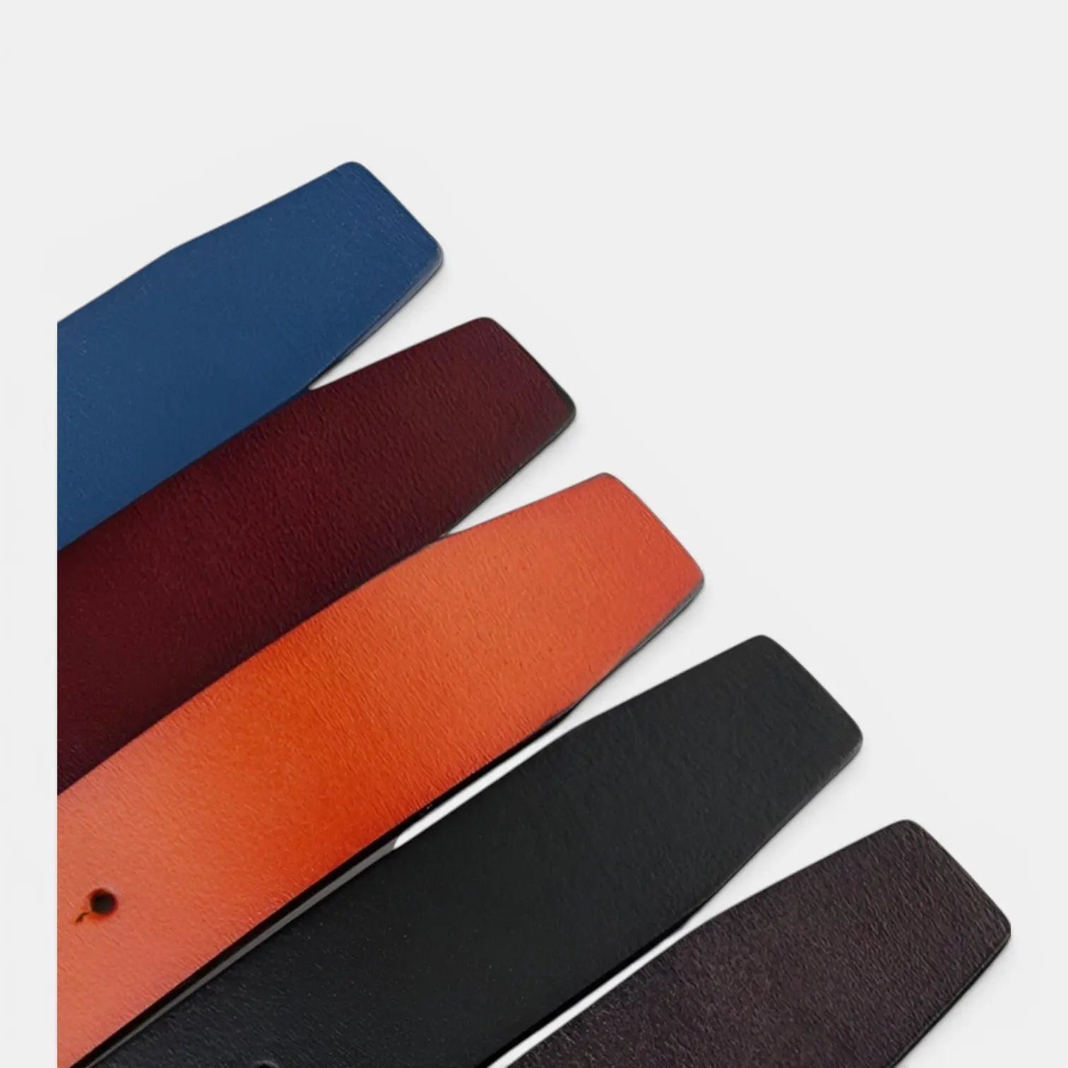 Men's Smooth Leather Belt with Interchangeable Buckle | Lirvex | Beltary