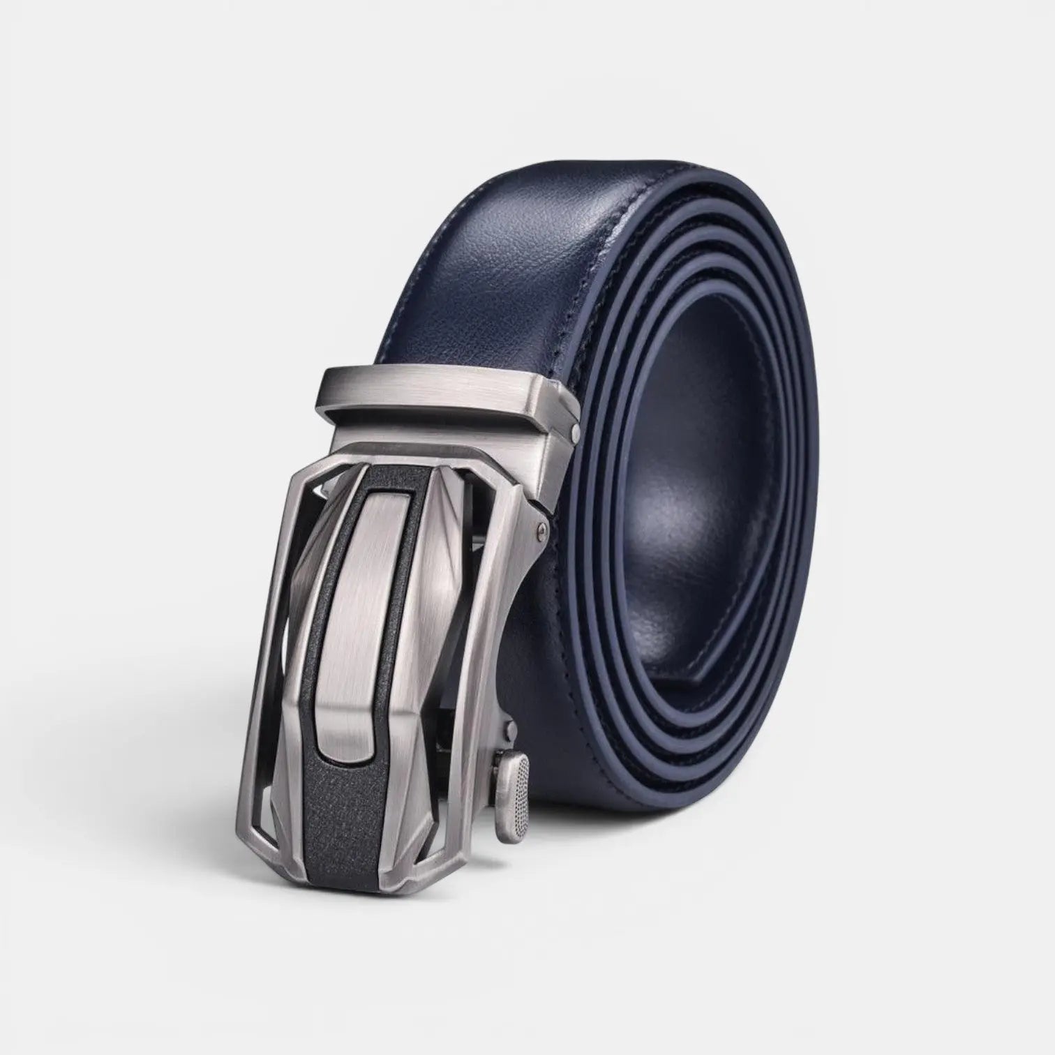 Men's Smooth Leather Formal Belt Automatic Buckle | Morvex | Beltary
