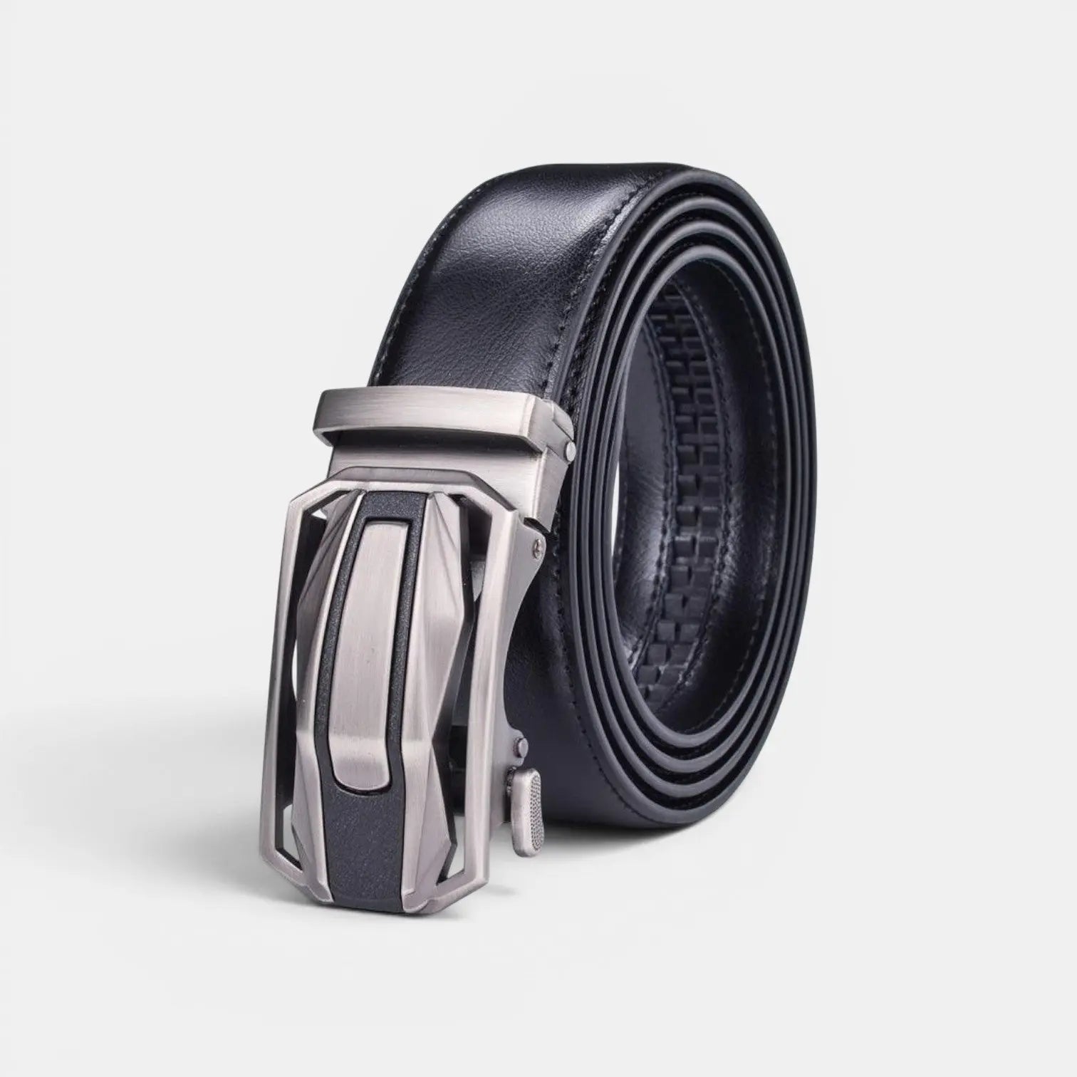 Men's Smooth Leather Formal Belt Automatic Buckle | Morvex | Beltary