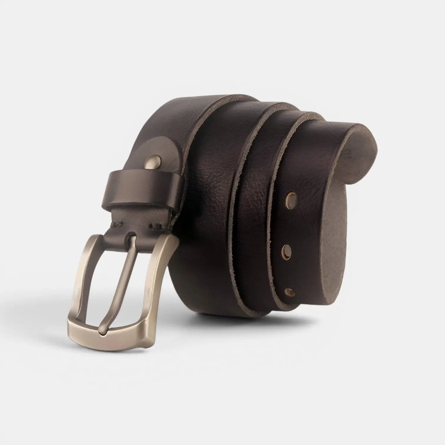 Men's Soft Full Grain Leather Belt Pin Buckle | Florvex | Beltary