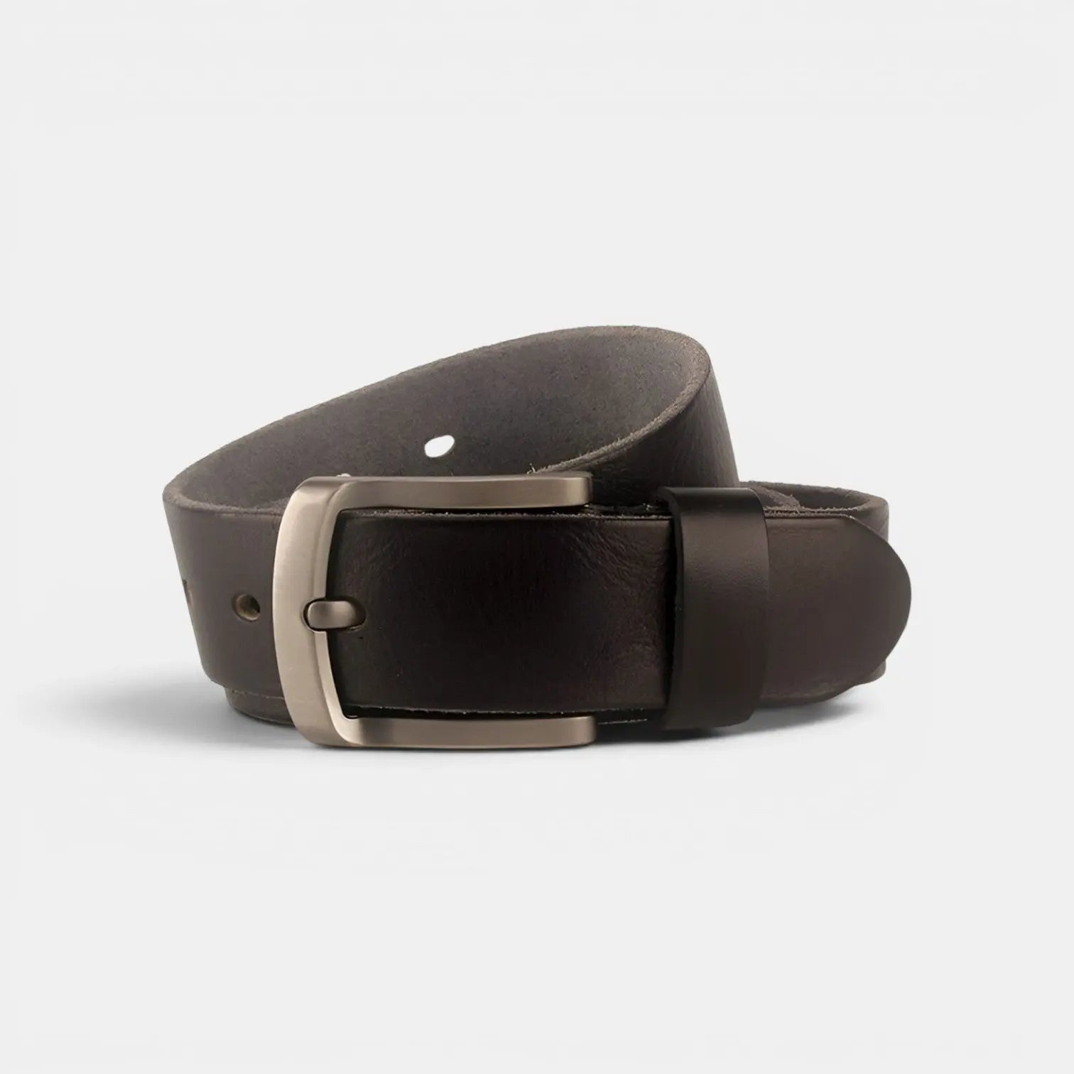 Men's Soft Full Grain Leather Belt Pin Buckle | Florvex | Beltary