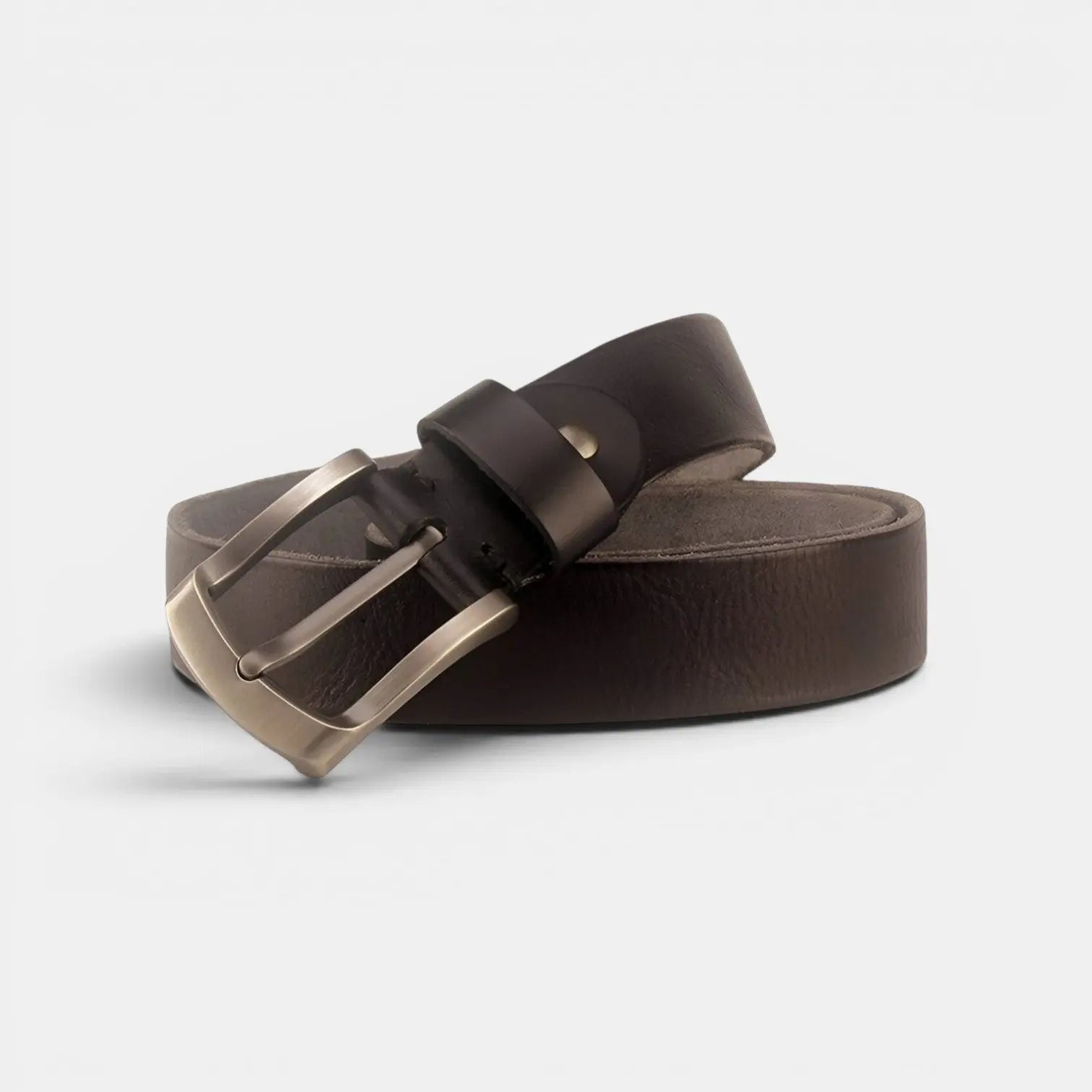 Men's Soft Full Grain Leather Belt Pin Buckle | Florvex | Beltary