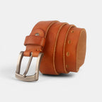 Men's Soft Full Grain Leather Belt Pin Buckle | Florvex | Beltary