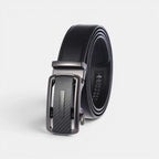 Men's Textured Leather Belt with Automatic Buckle for Suits | Kolvex | Beltary