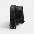 Men's Textured Leather Interchangeable Buckle-Free Belt | Dravex | Beltary