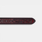 Men's Textured Leather Interchangeable Buckle-Free Belt | Dravex | Beltary
