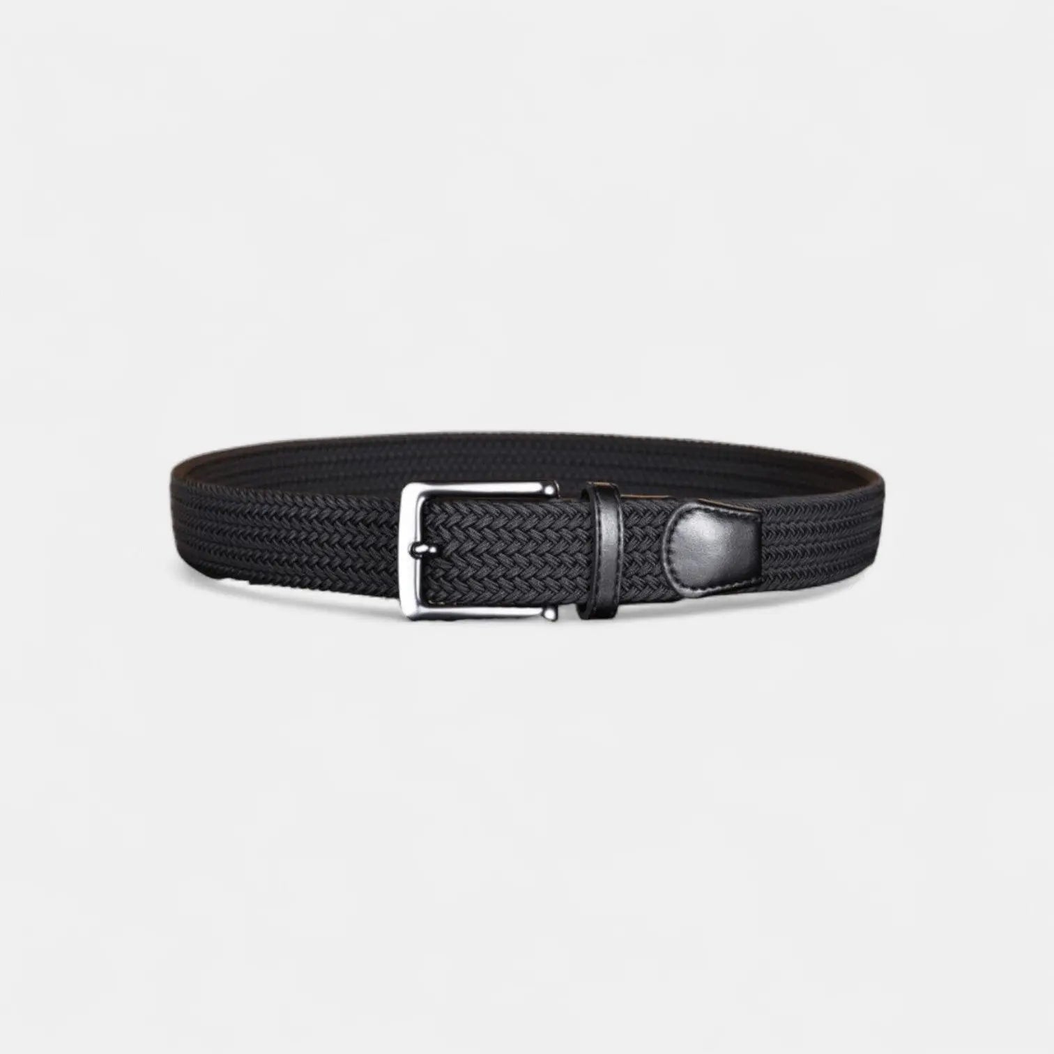 Men's Two-Tone Elasticated Braided Belt with Buckle | Keltav | Beltary