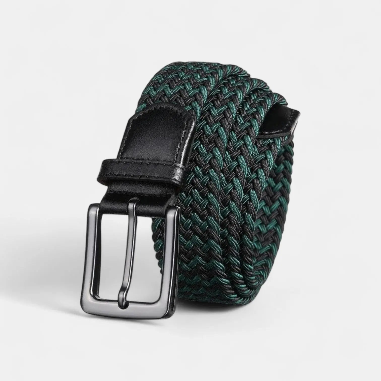 Men's Two-Tone Elasticated Braided Belt with Buckle | Keltav | Beltary