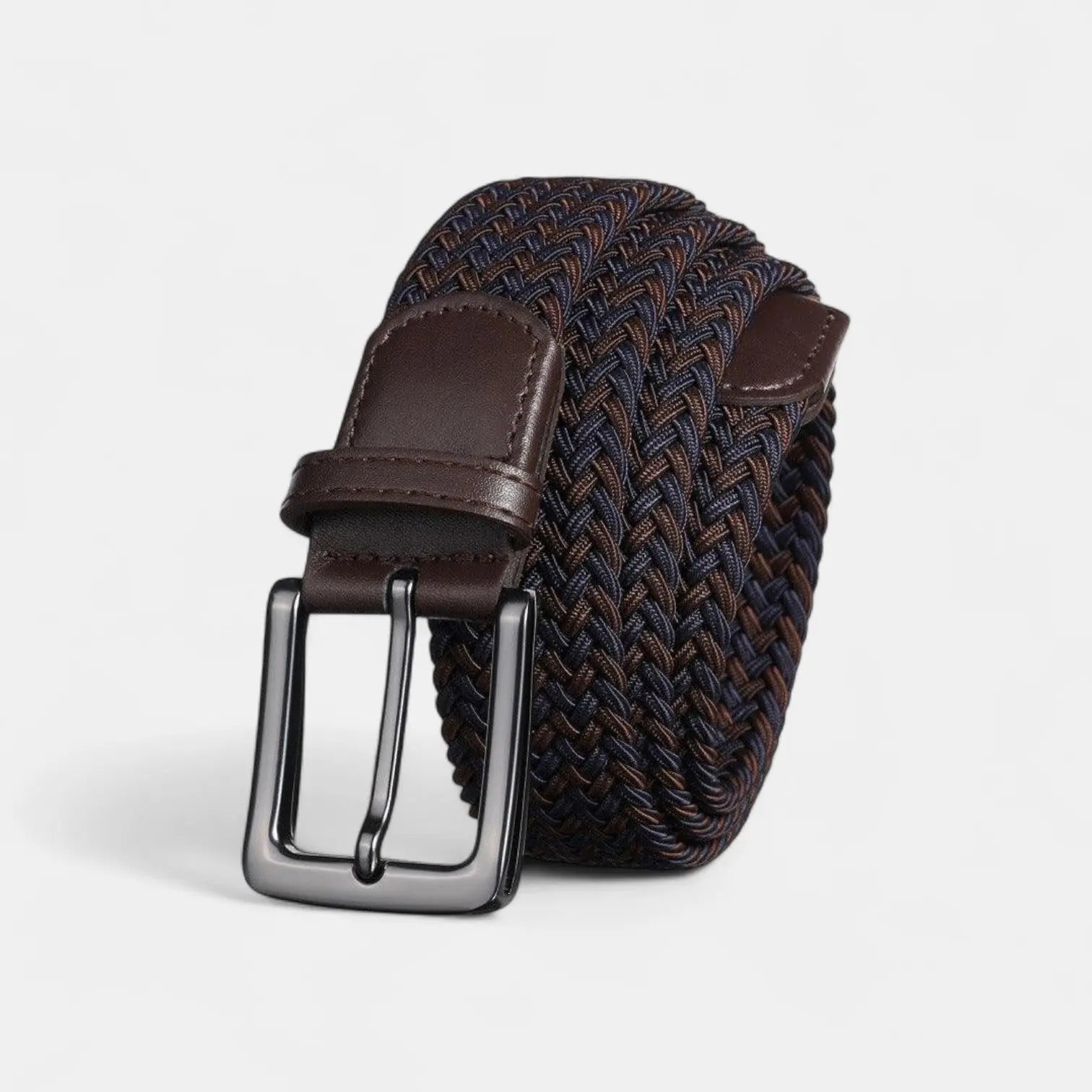 Men's Two-Tone Elasticated Braided Belt with Buckle | Keltav | Beltary