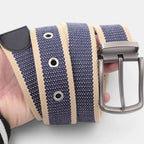 Men's Woven Polyester Canvas Belt Pin Buckle | Torvex | Beltary