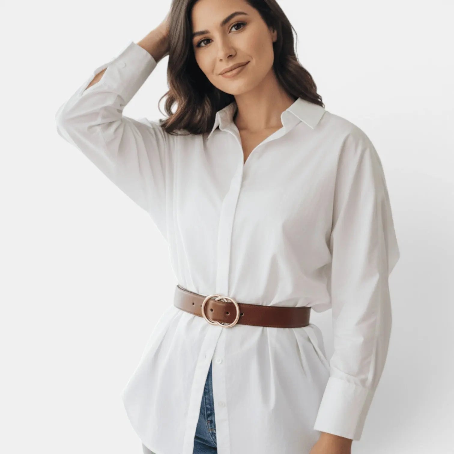 Reversible Leather Belt for Women Double Ring Buckle | Lorvex | Beltary