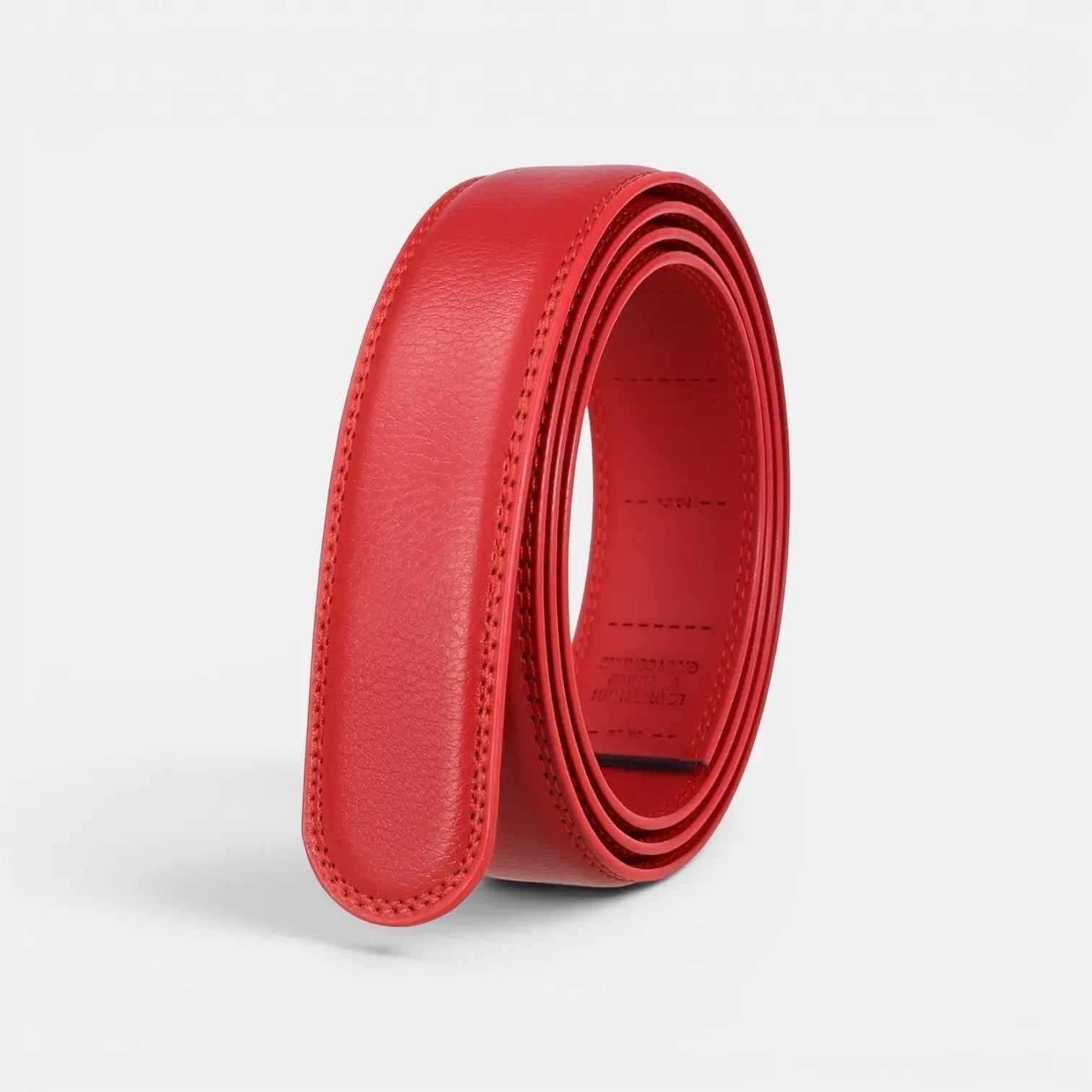 Smooth Leather Belt Without Automatic Buckle for Men's Suits | Corvil | Beltary