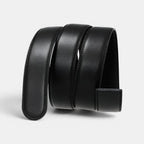 Smooth Leather Belt Without Automatic Buckle for Men's Suits | Corvil | Beltary