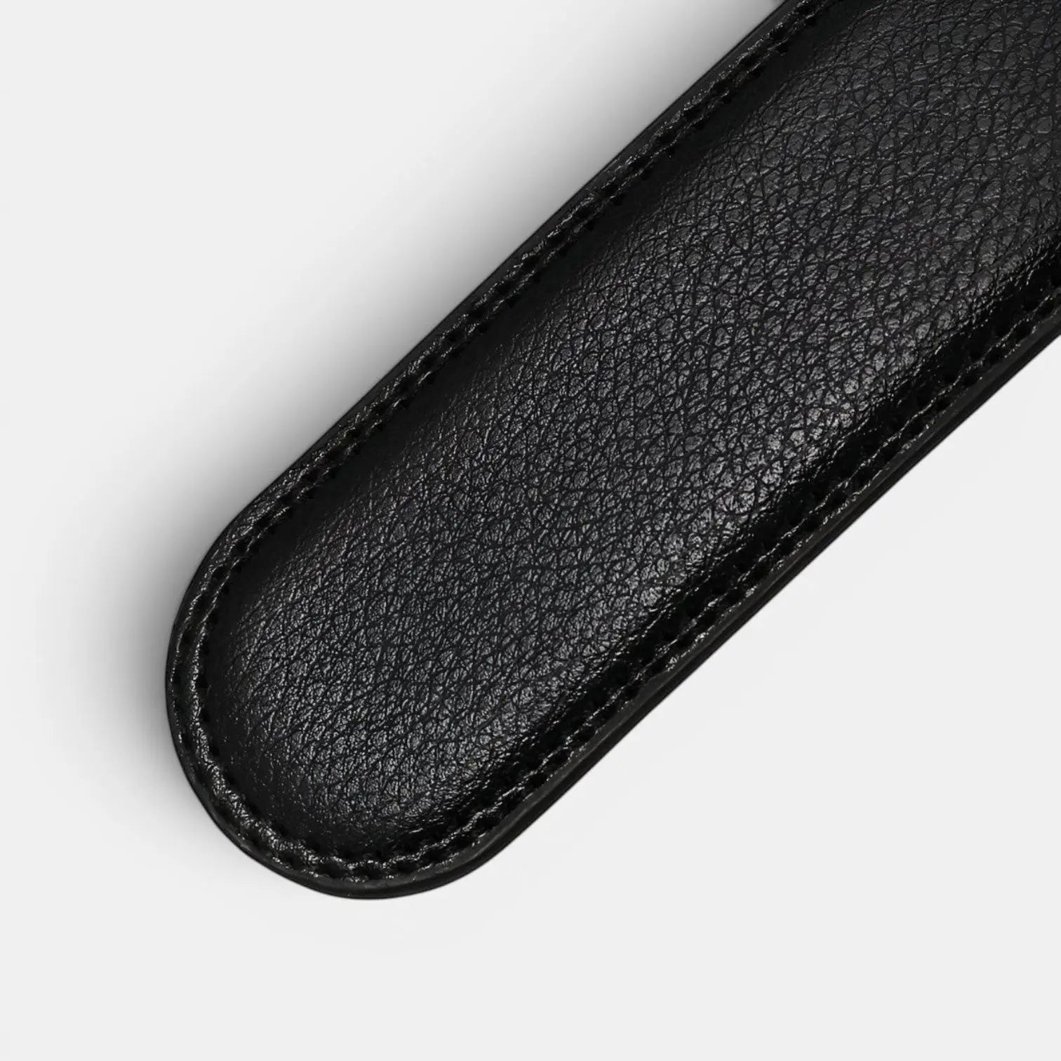 Smooth Leather Belt Without Automatic Buckle for Men's Suits | Corvil | Beltary