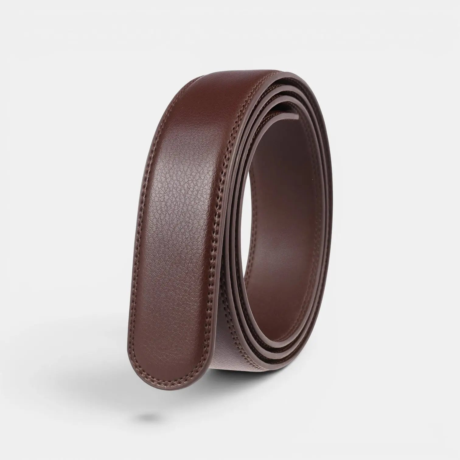Smooth Leather Belt Without Automatic Buckle for Men's Suits | Corvil | Beltary