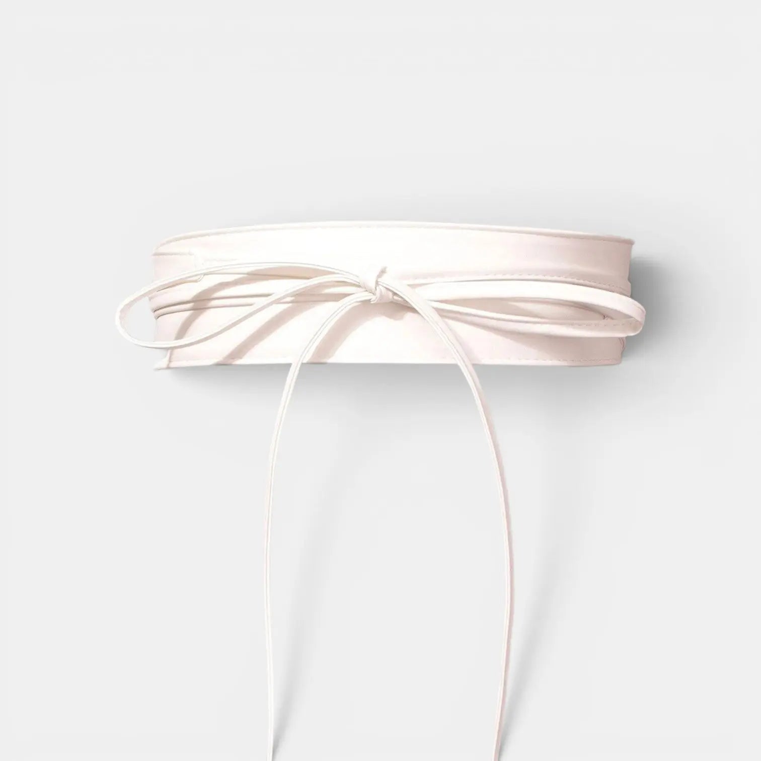 Wide 6.5cm Vegan Faux Leather Tie Belt for Women Smooth Soft | Zelnov | Beltary