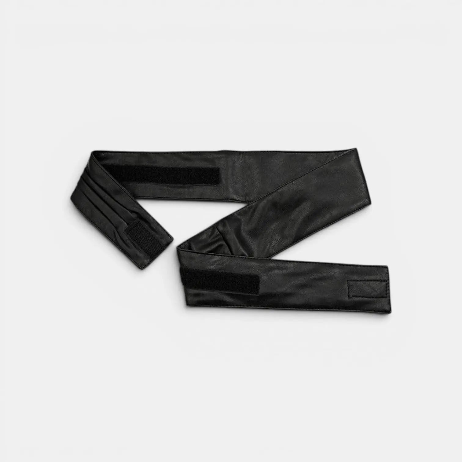 Wide Draped Vegan Faux Leather High-Waist Belt for Women | Orvex | Beltary
