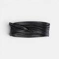 Wide Draped Vegan Faux Leather High-Waist Belt for Women | Orvex | Beltary