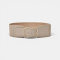 Wide Elastic Belt Women High Waist Gold Buckle | Calvex | Beltary