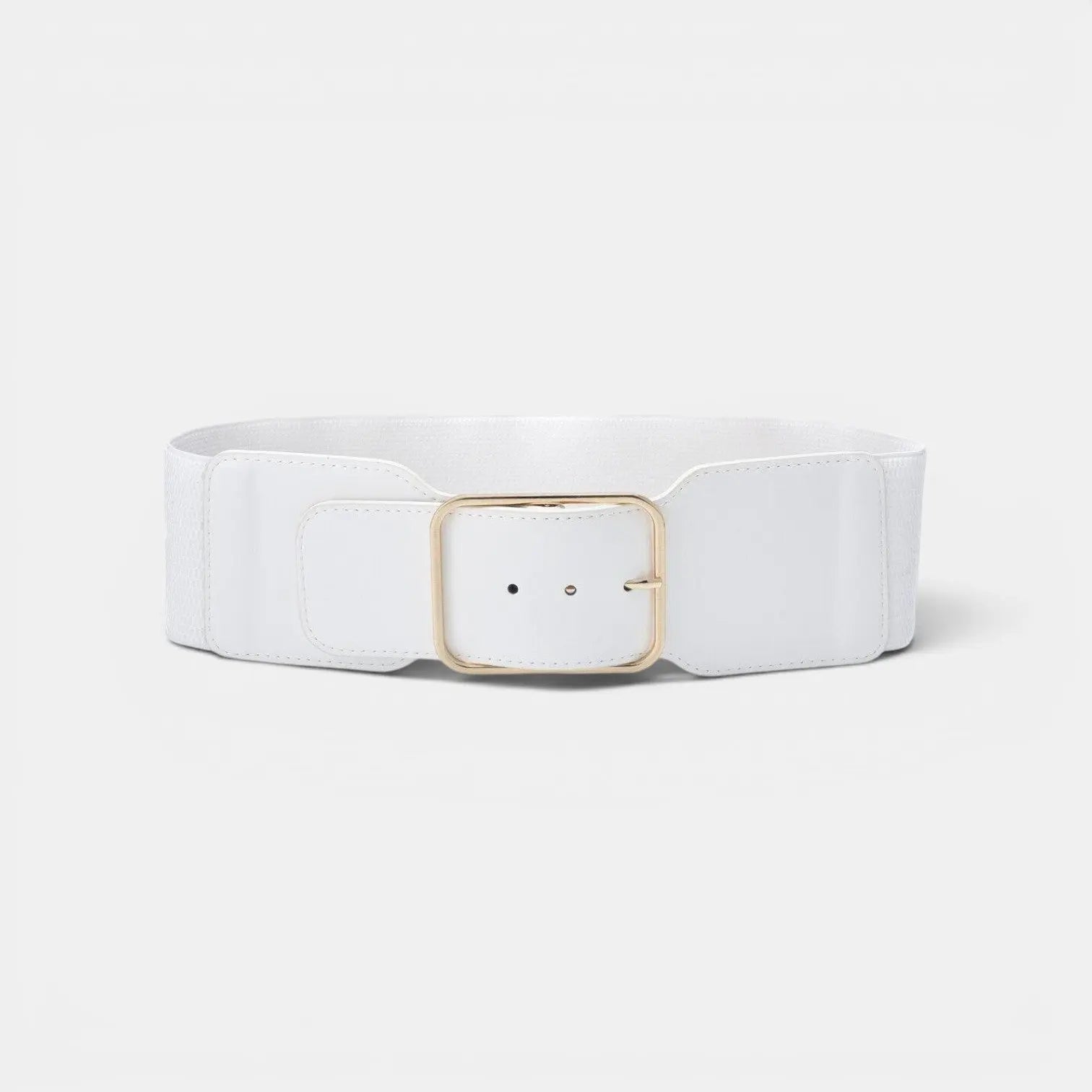 Wide Elastic Belt Women High Waist Gold Buckle | Calvex | Beltary