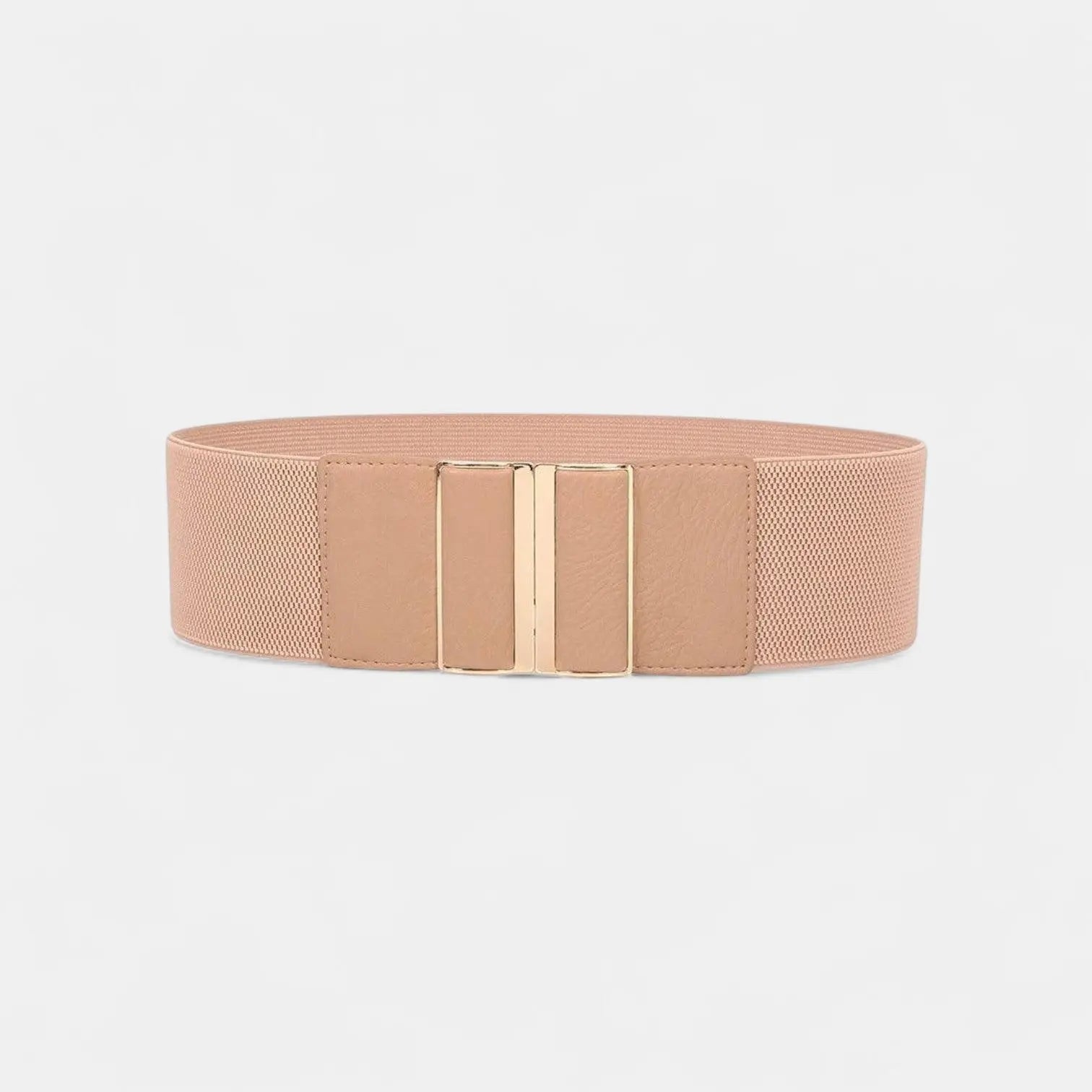 Wide Elastic Belt Women's High Waist Gold Buckle | Dorvan | Beltary