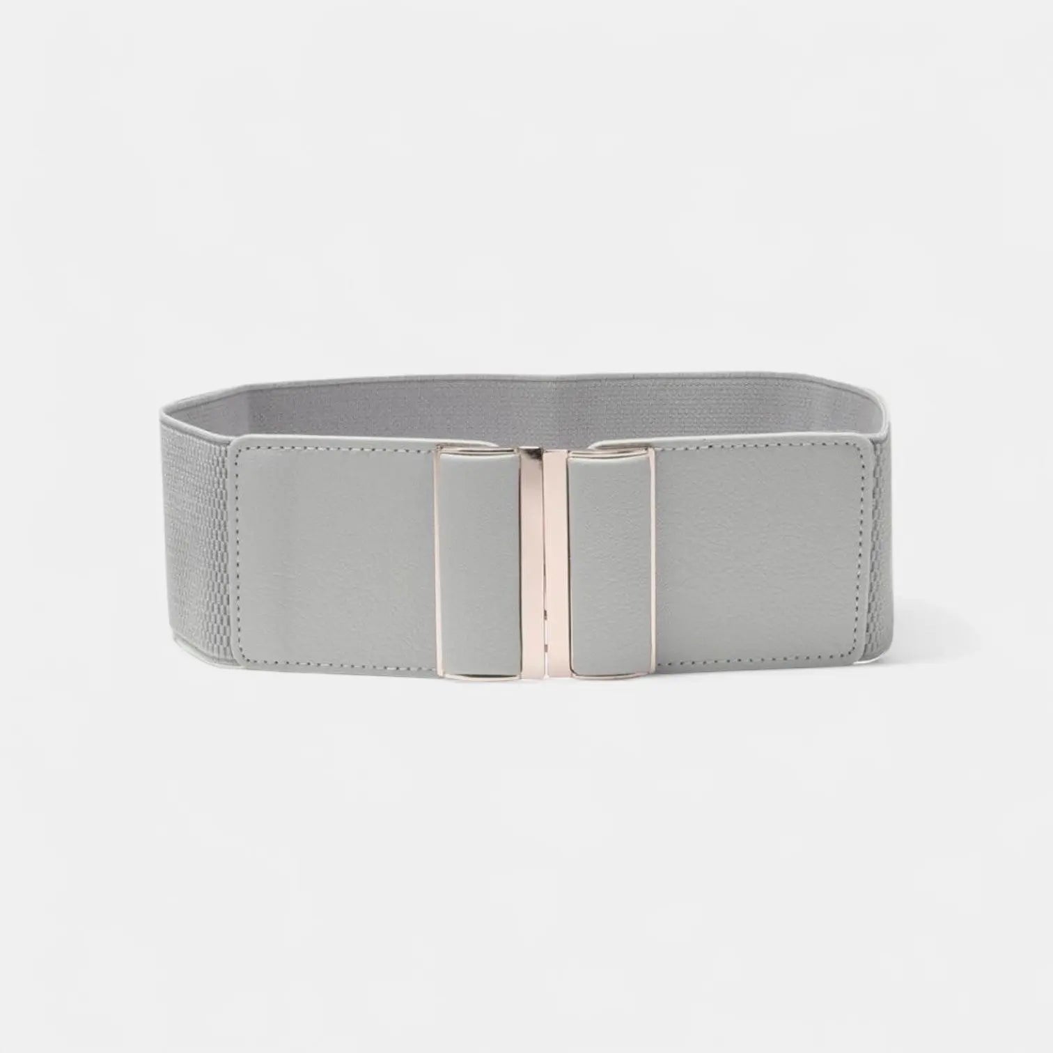 Wide Elastic Belt Women's High Waist Gold Buckle | Dorvan | Beltary