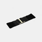 Wide Elastic Belt Women's High Waist Gold Buckle | Dorvan | Beltary