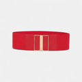 Wide Elastic Belt Women's High Waist Gold Buckle | Dorvan | Beltary