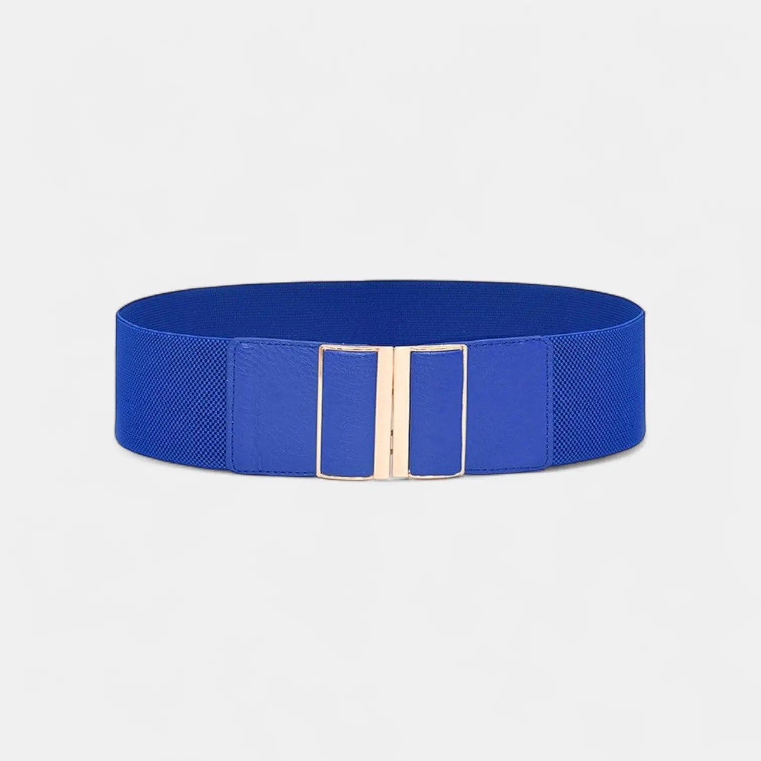 Wide Elastic Belt Women's High Waist Gold Buckle | Dorvan | Beltary