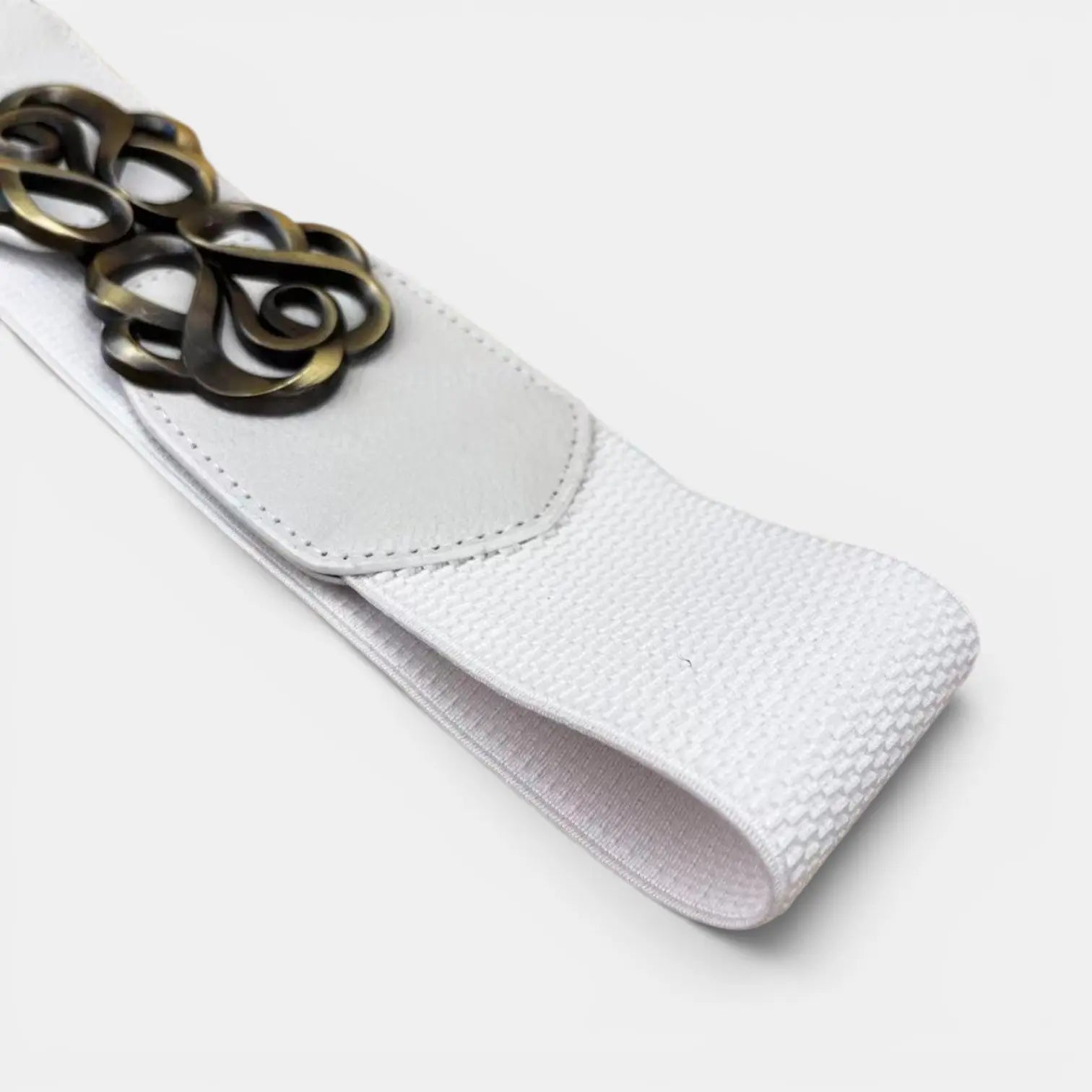 Wide Elastic High Waist Belt for Women Floral Buckle | Tolvex | Beltary