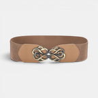 Wide Elastic High Waist Belt for Women Floral Buckle | Tolvex | Beltary
