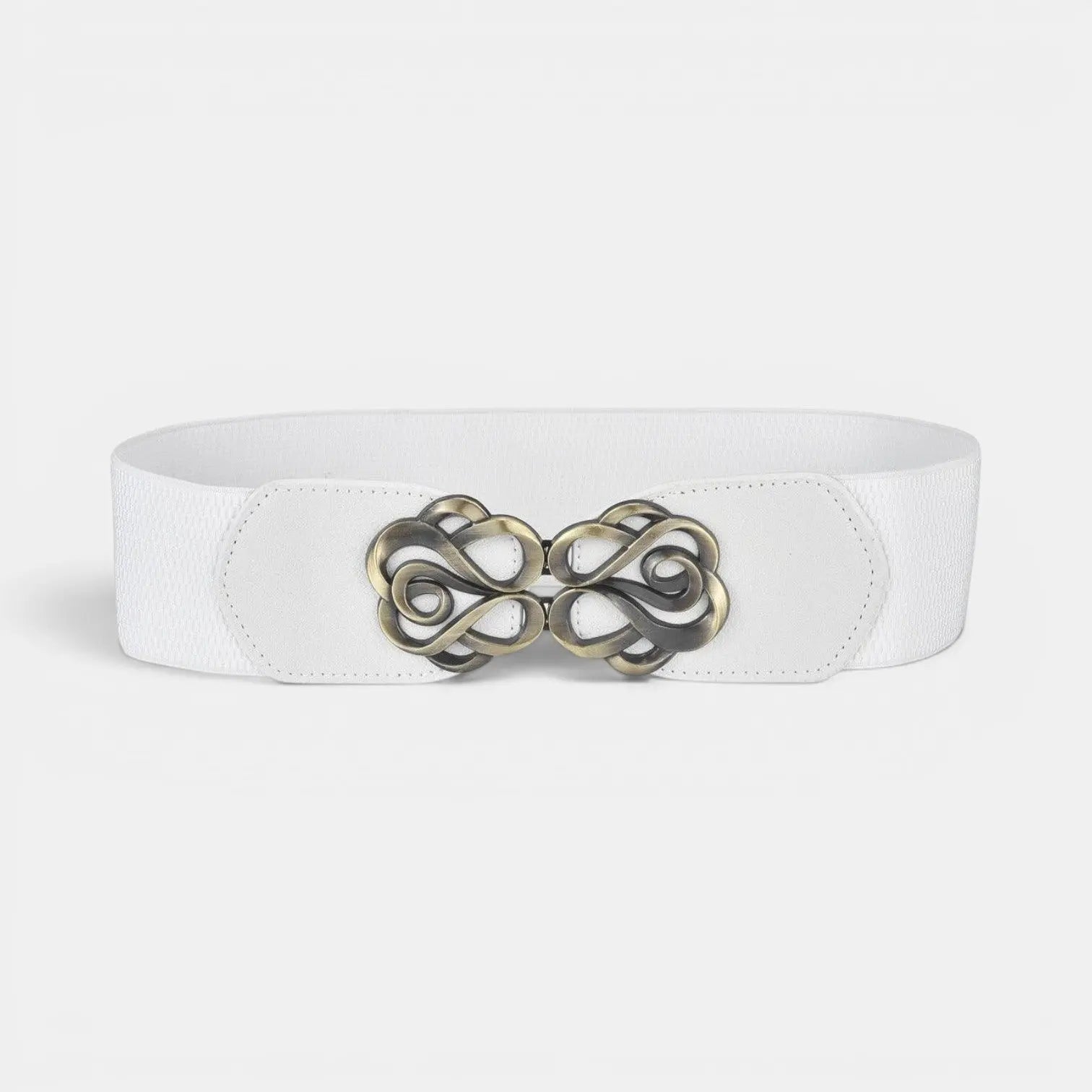 Wide Elastic High Waist Belt for Women Floral Buckle | Tolvex | Beltary
