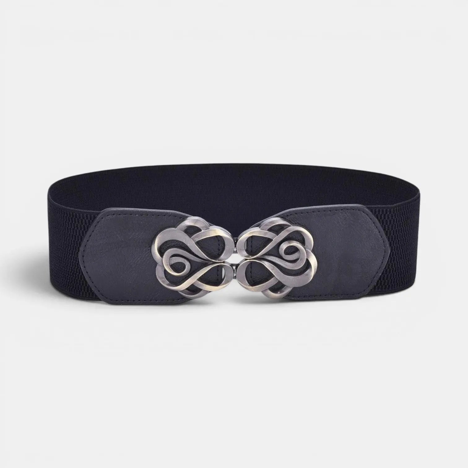 Wide Elastic High Waist Belt for Women Floral Buckle | Tolvex | Beltary