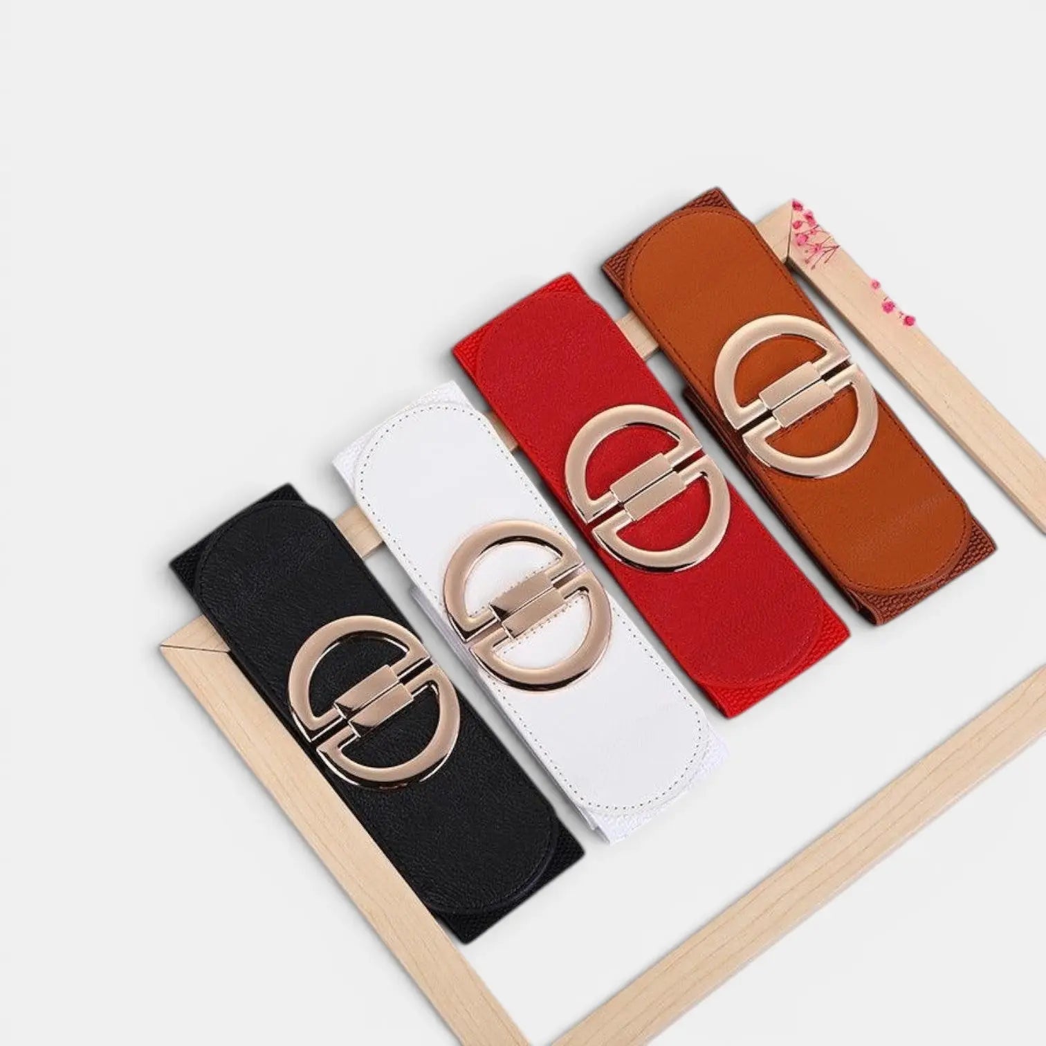 Wide Elastic High Waist Belt Hook Buckle Women's | Tolvex | Beltary