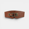 Wide Faux Leather Belt High Waist Buckle Women's | Talvor | Beltary