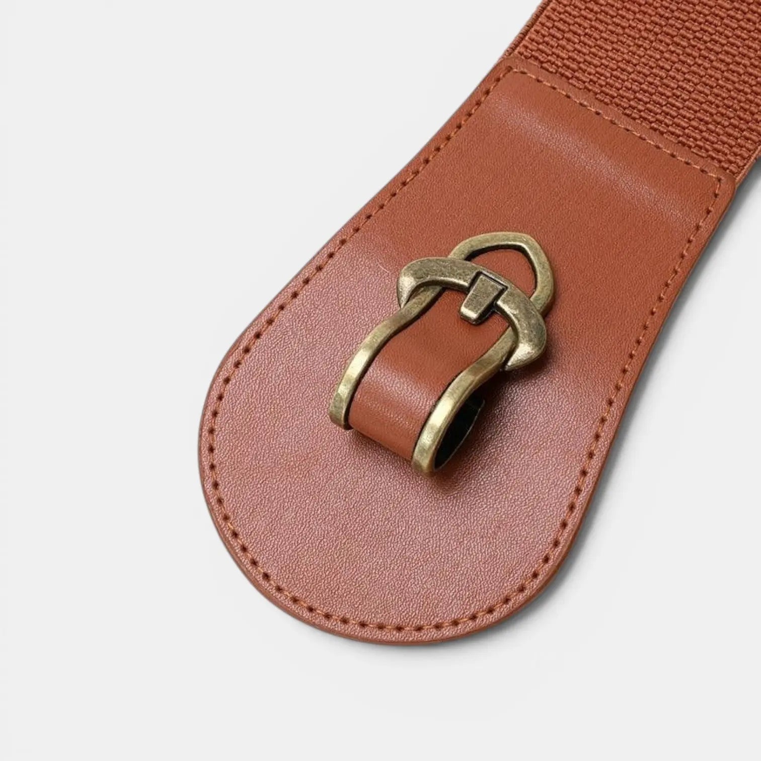 Wide Faux Leather Belt High Waist Buckle Women's | Talvor | Beltary