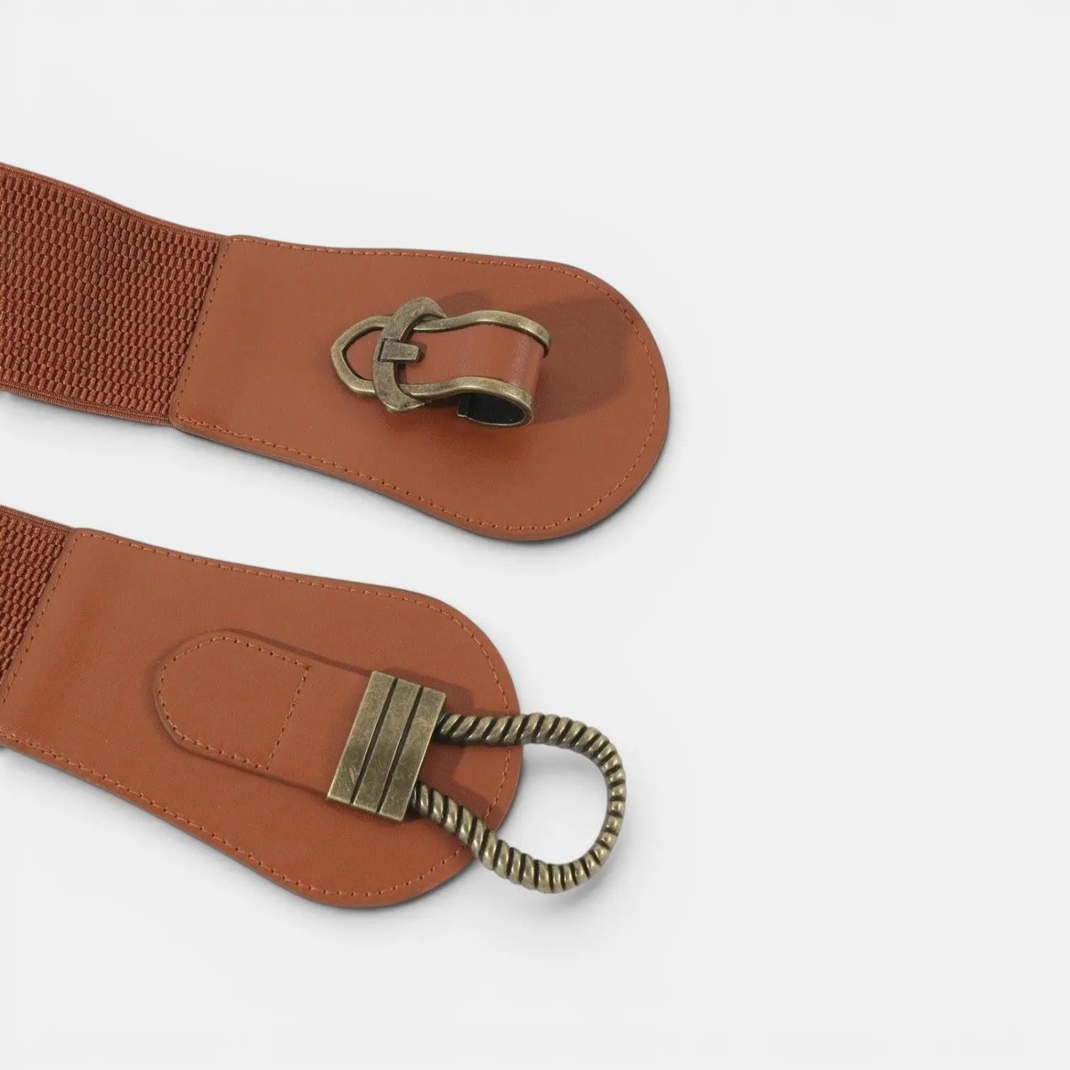 Wide Faux Leather Belt High Waist Buckle Women's | Talvor | Beltary