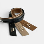 Wide Faux Leather High Waist Belt for Women Gold Buckle | Velcor | Beltary