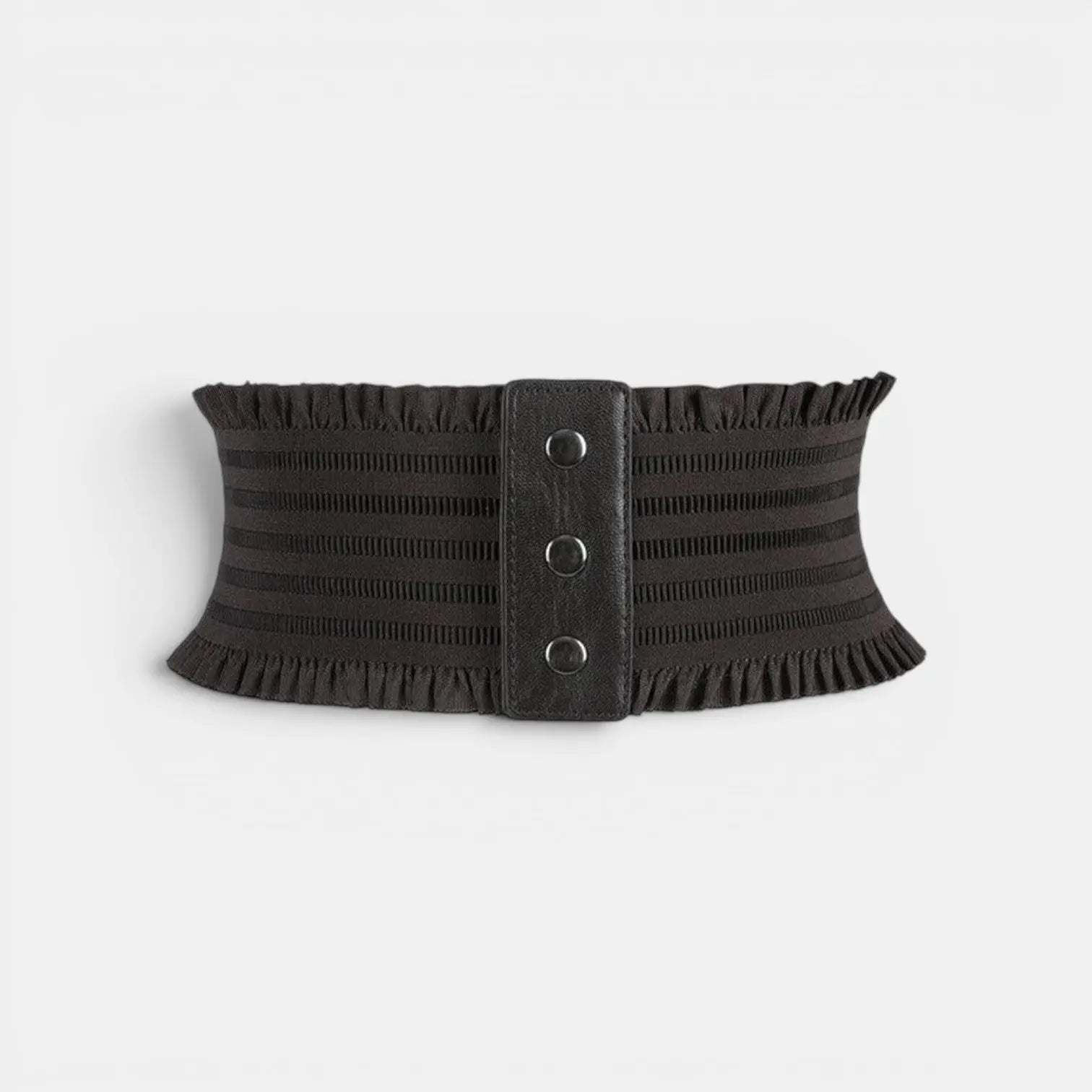 Wide Smooth Elastic Fabric Belt Women's High Waist | Belvox | Beltary