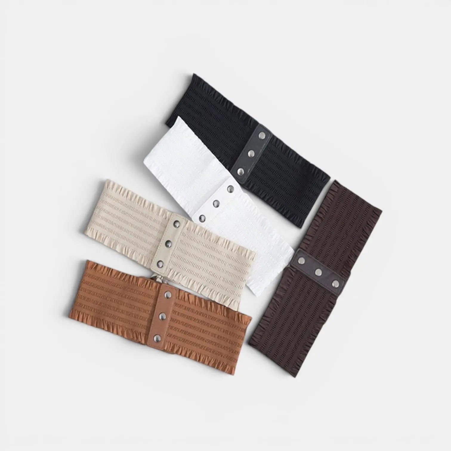 Wide Smooth Elastic Fabric Belt Women's High Waist | Belvox | Beltary