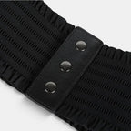 Wide Smooth Elastic Fabric Belt Women's High Waist | Belvox | Beltary