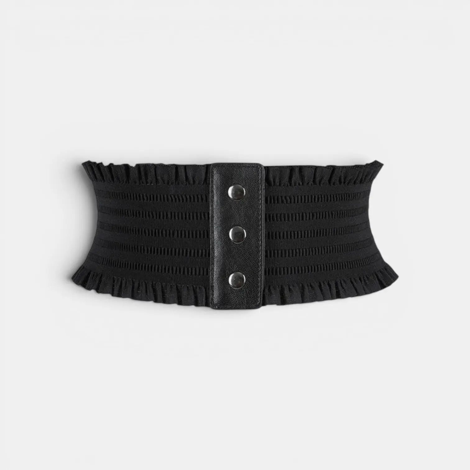 Wide Smooth Elastic Fabric Belt Women's High Waist | Belvox | Beltary
