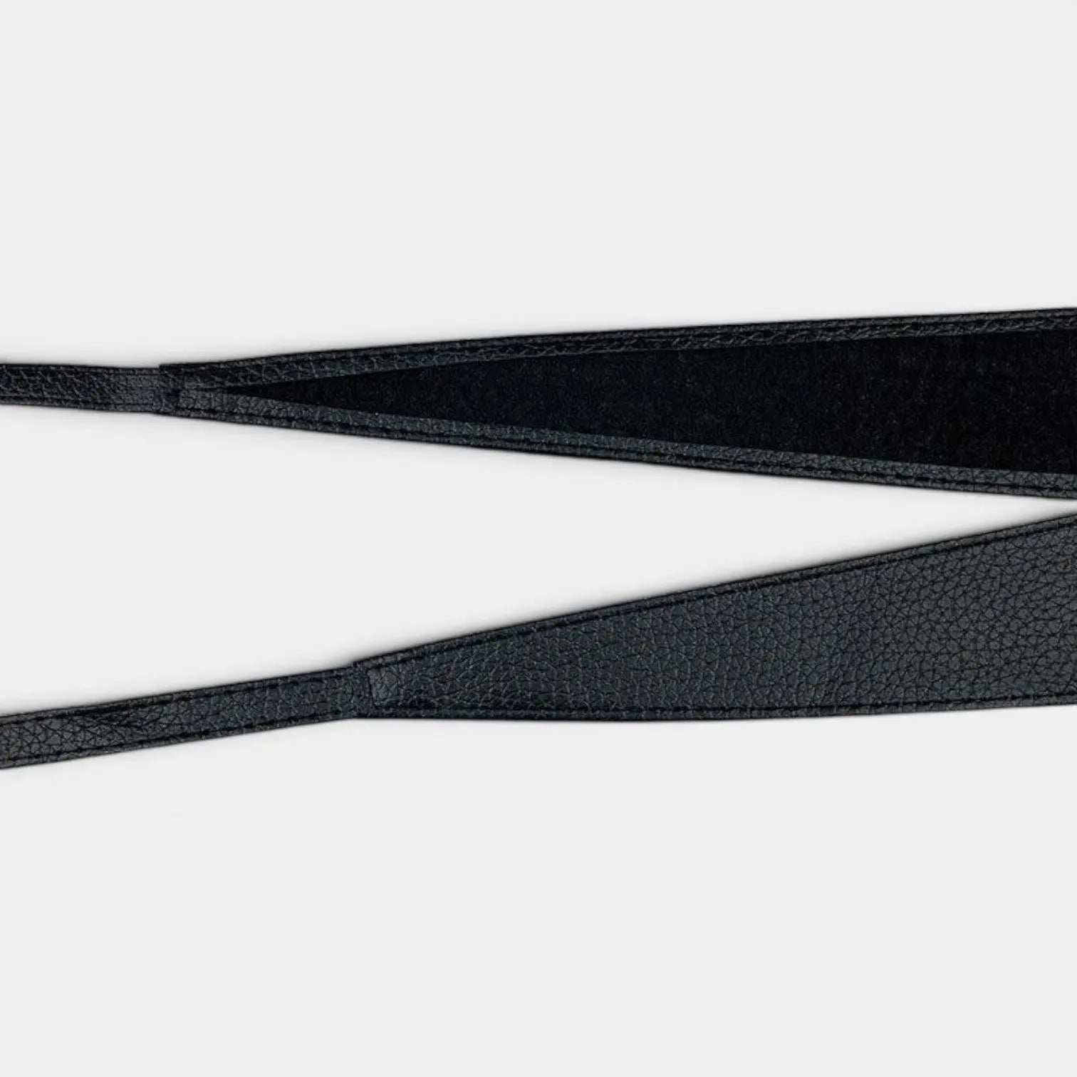 Wide Vegan Faux Leather Belt Buckle-Free Tie Up Women's | Obelx | Beltary