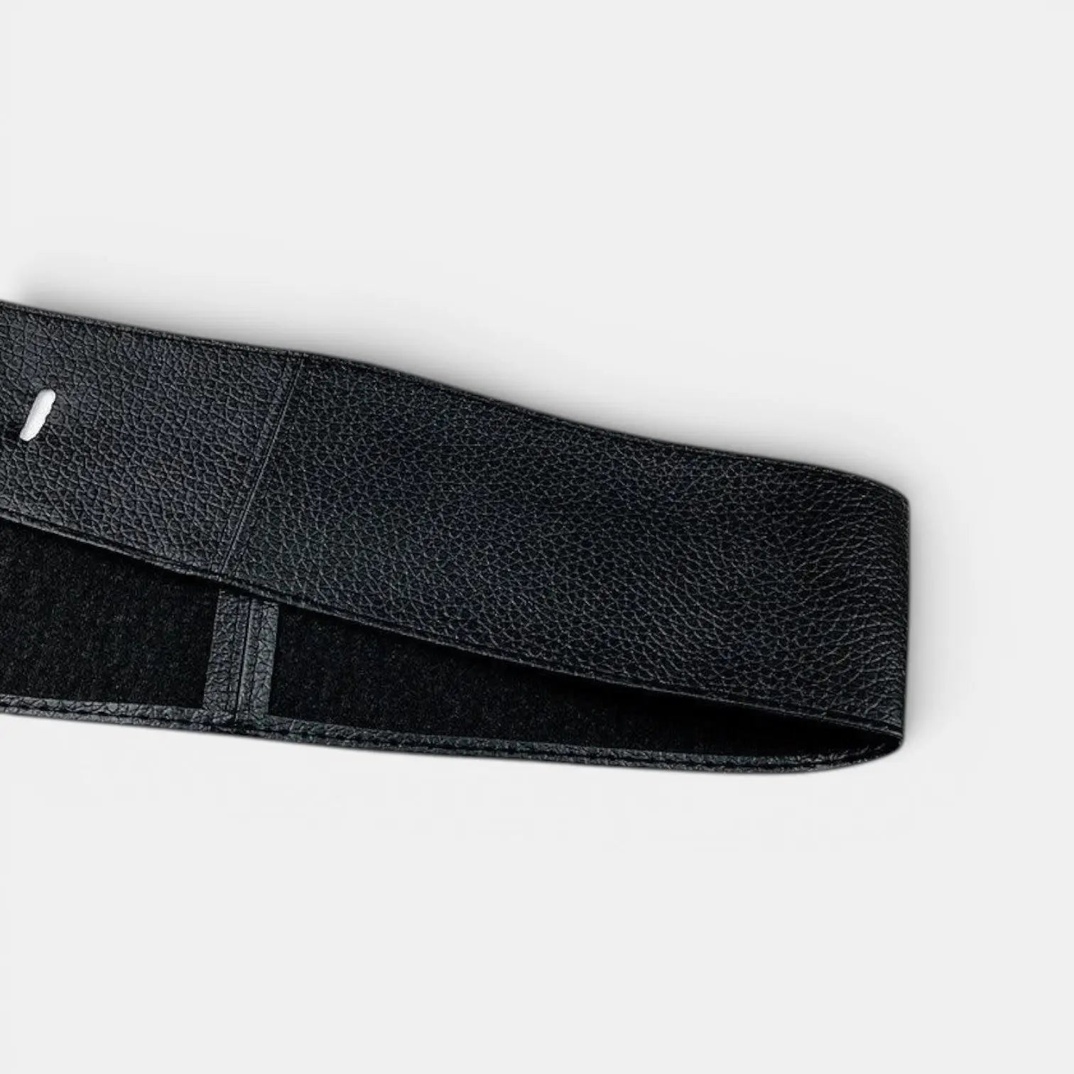 Wide Vegan Faux Leather Belt Buckle-Free Tie Up Women's | Obelx | Beltary