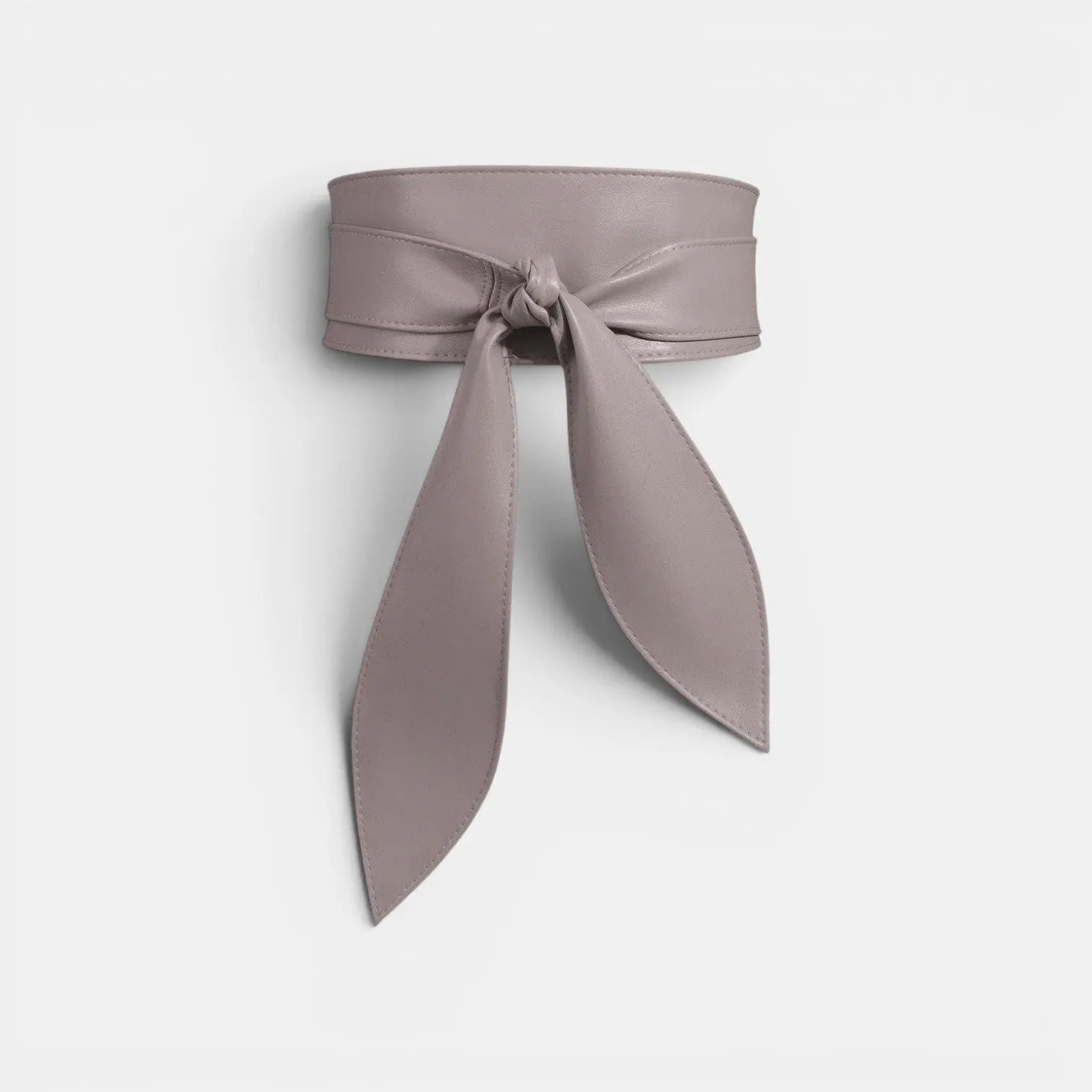 Wide Vegan Faux Leather Buckle-Free Tie Belt for Women | Norvel | Beltary