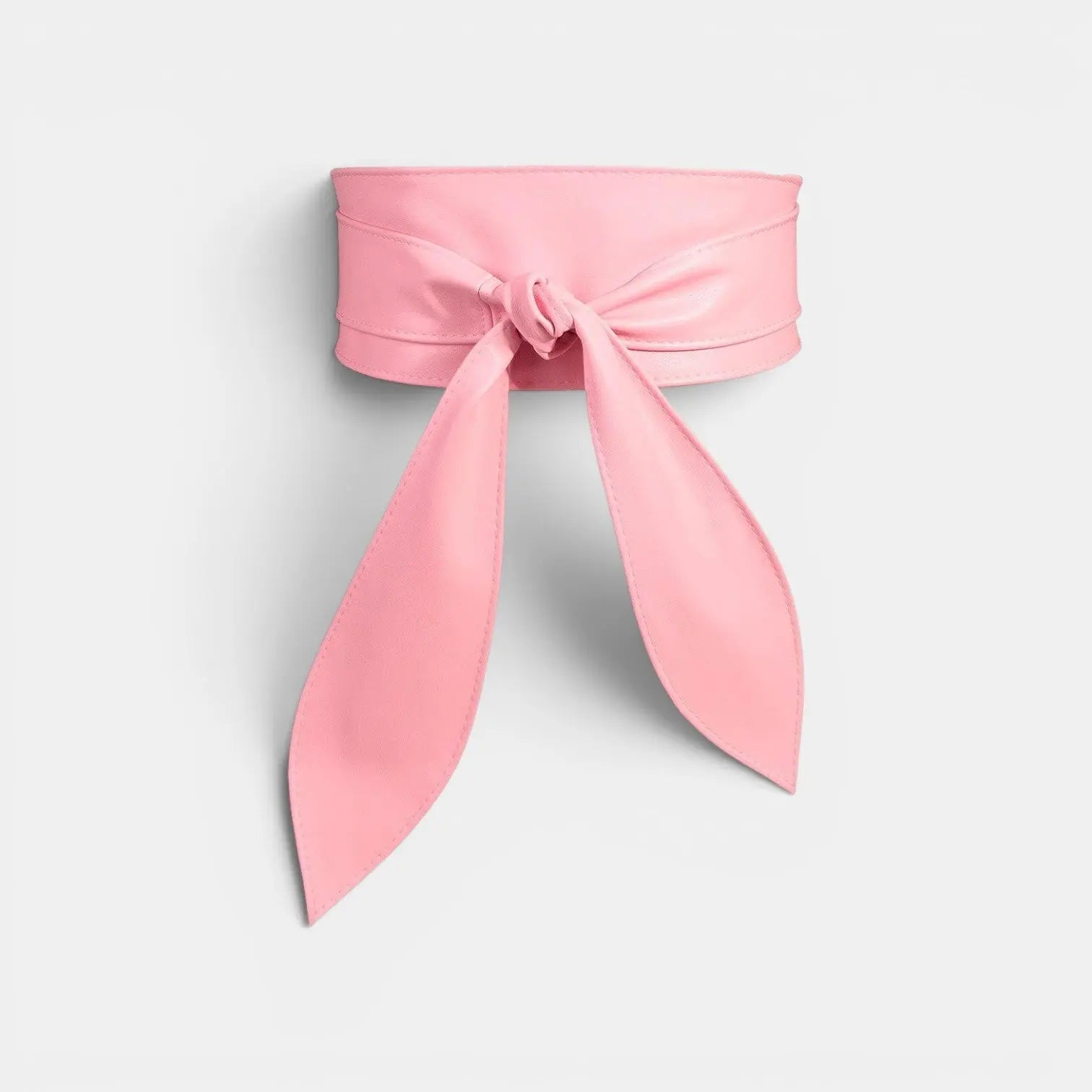 Wide Vegan Faux Leather Buckle-Free Tie Belt for Women | Norvel | Beltary