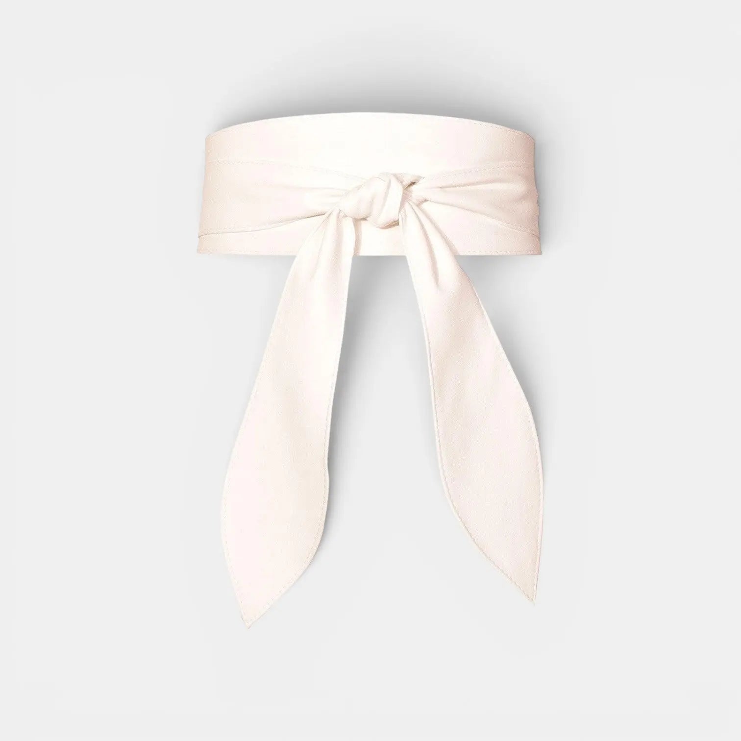 Wide Vegan Faux Leather Buckle-Free Tie Belt for Women | Norvel | Beltary