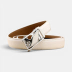 Women's Automatic Leather Belt with Diamante Buckle | Zelvex | Beltary