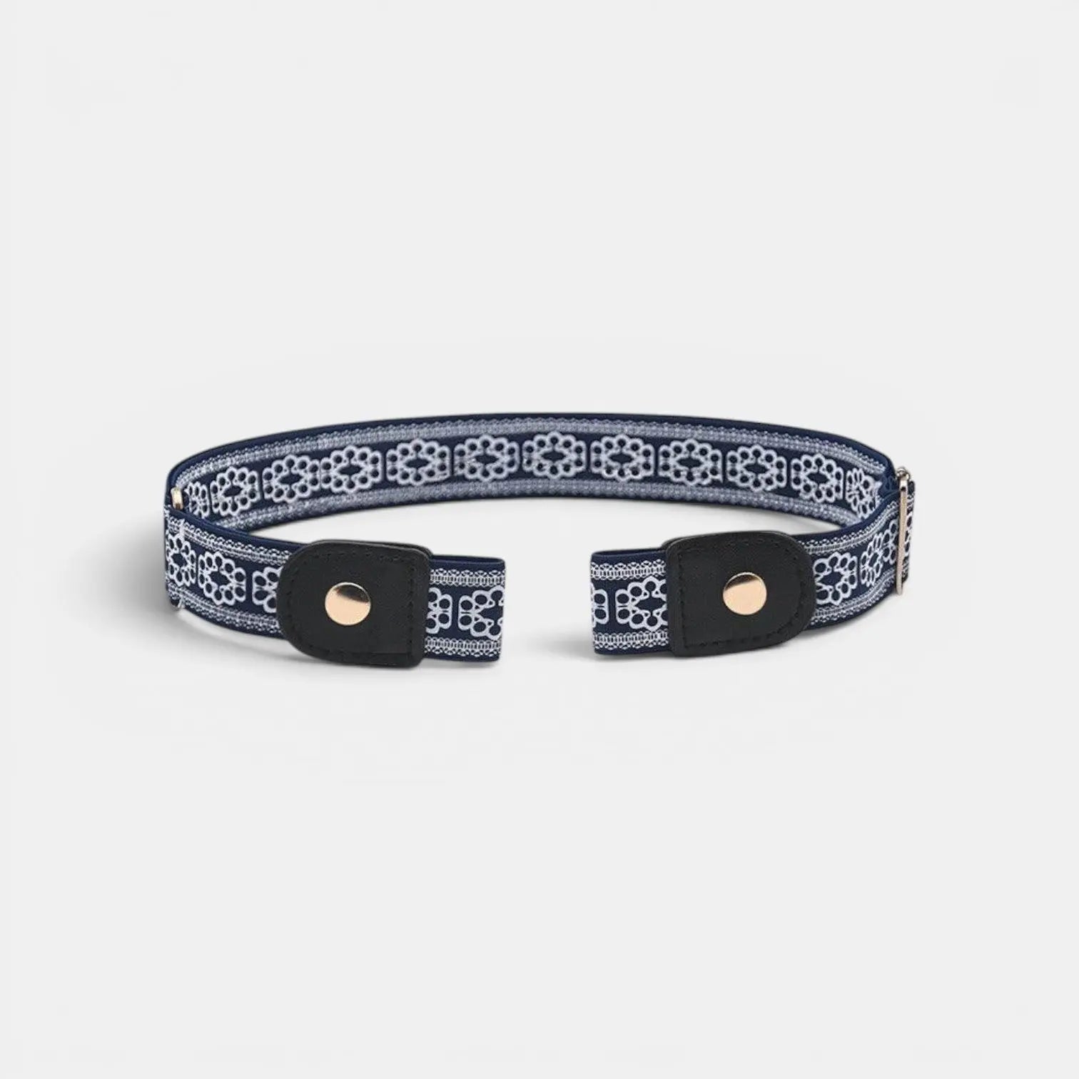Women's Buckle-Free Elastic Belt with Lace Pattern | Lacvex | Beltary