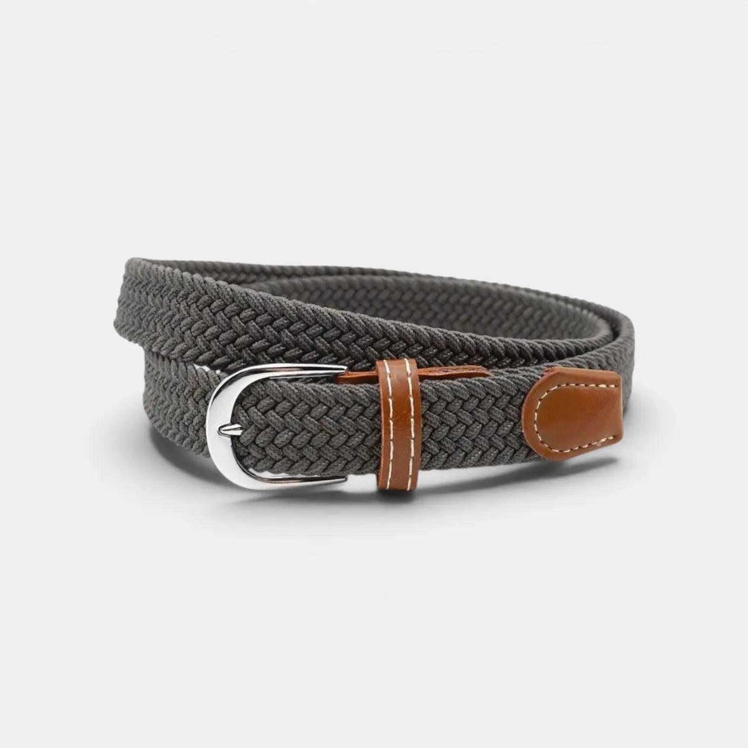 Women's Elasticated Braided Belt Buckle-Free No Holes | Trelvex | Beltary